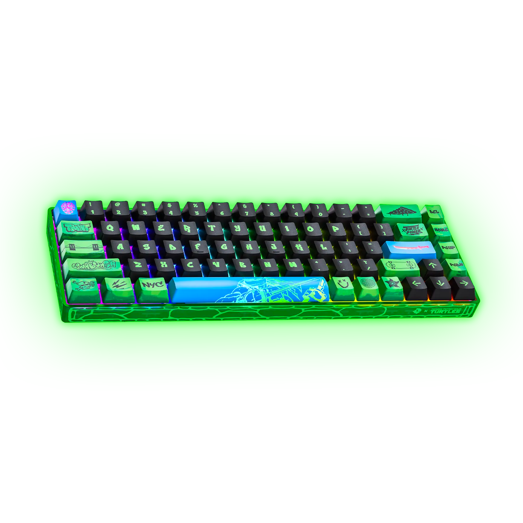 [PRÉCOMMANDE] Clavier magnétique Banshee K68 - Tortues Ninja (4 couleurs en 1)