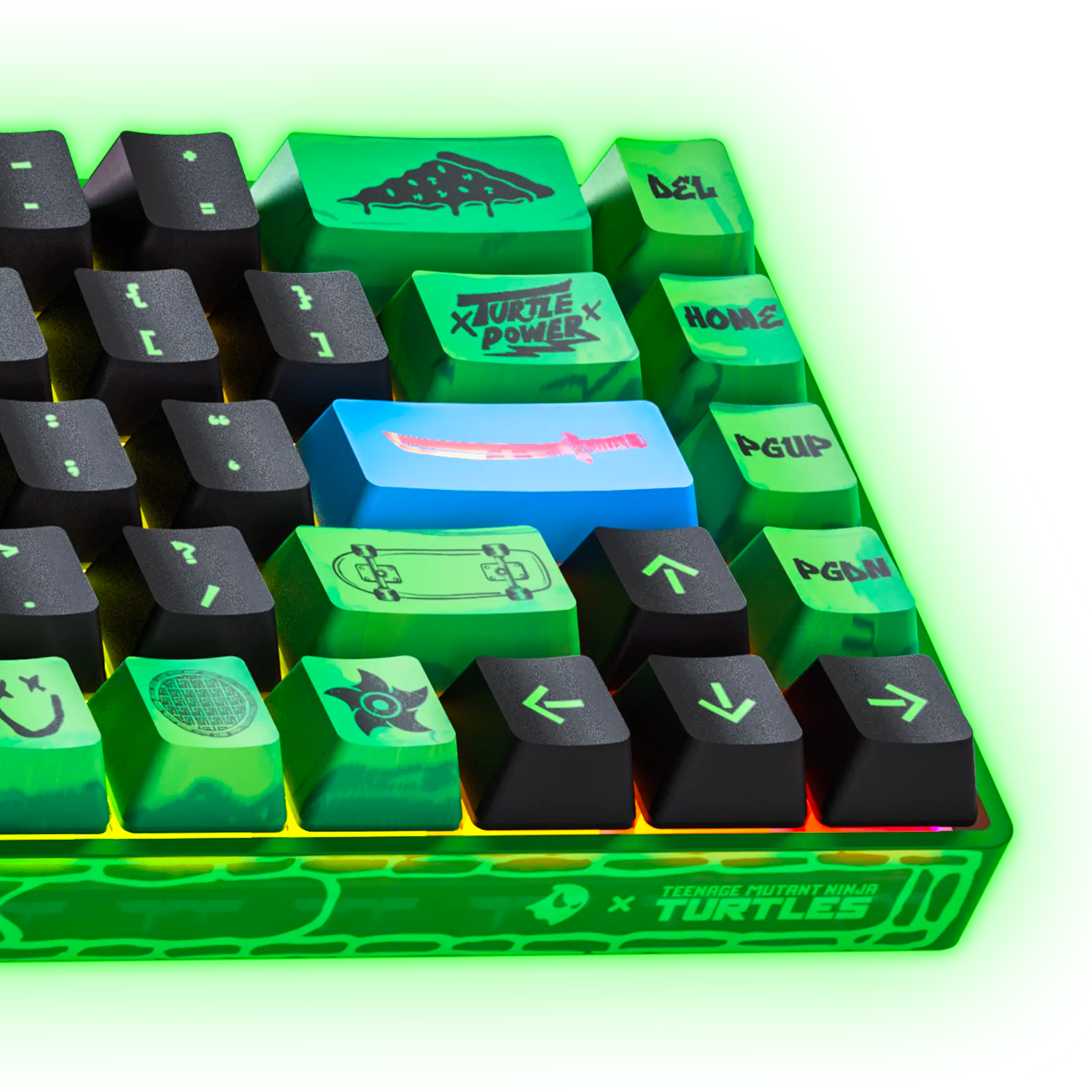 [PRÉCOMMANDE] Clavier magnétique Banshee K68 - Tortues Ninja (4 couleurs en 1)