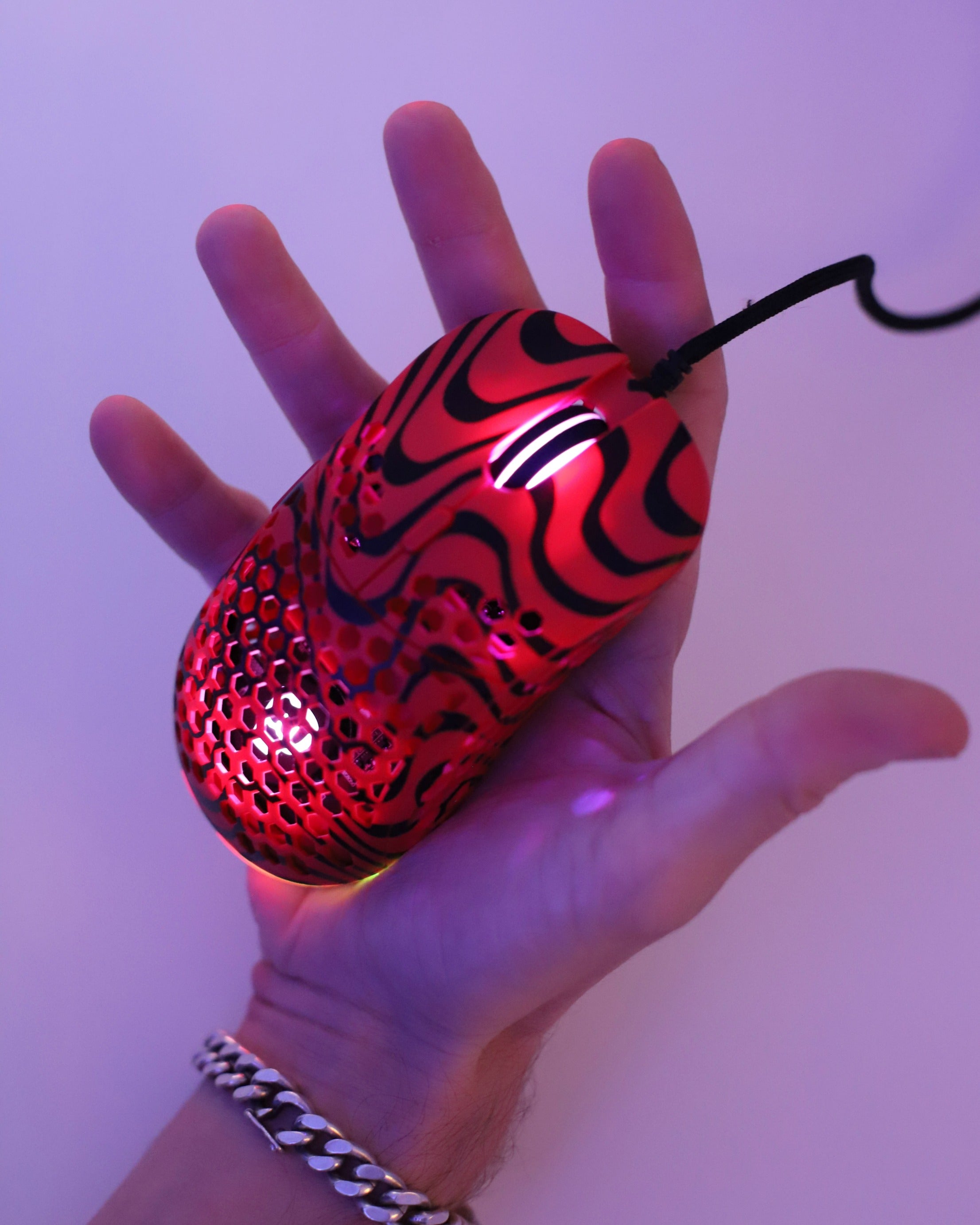 Souris de jeu ultra-légère Pewdiepie X Ghost M1