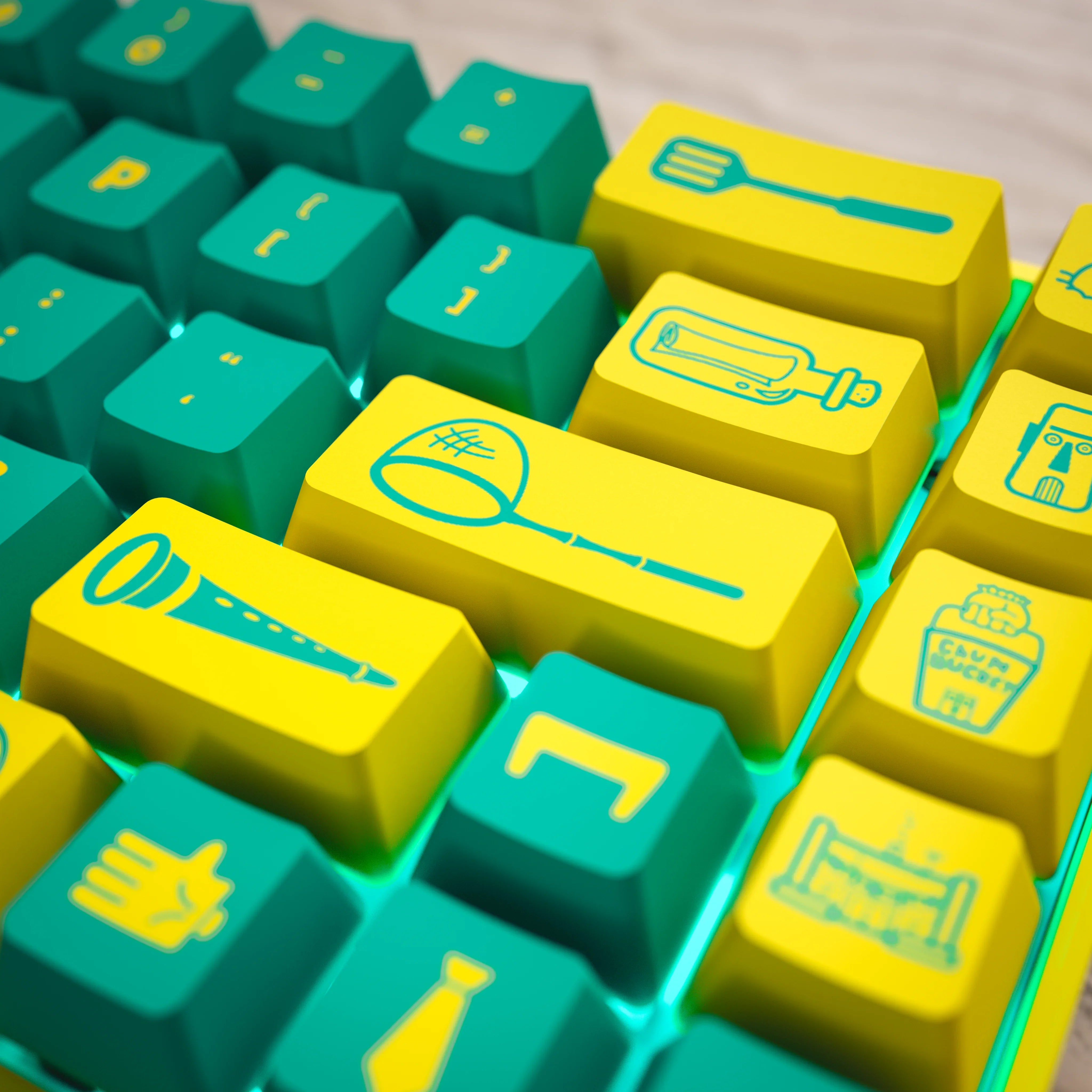 [VORBESTELLUNG] Banshee K68 Magnetschalter-Tastatur – SpongeBob Schwammkopf