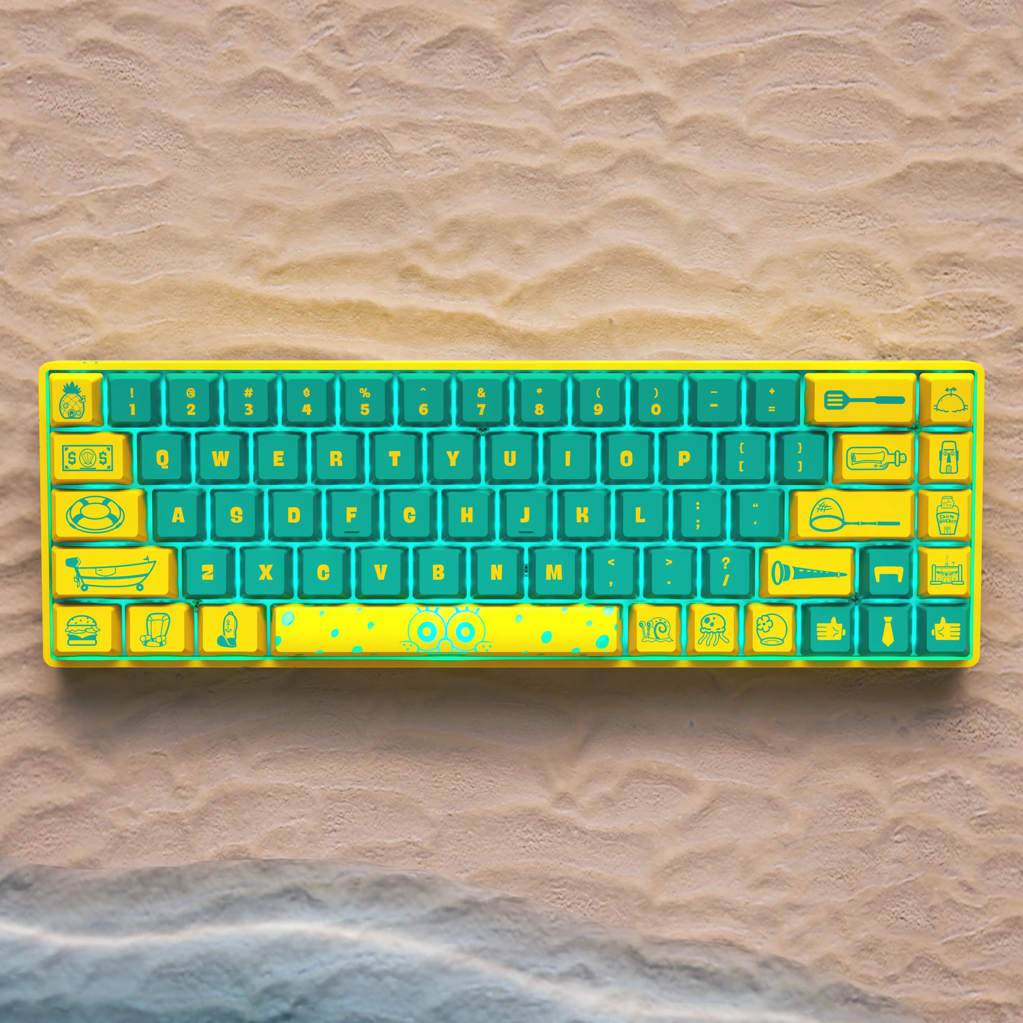 [PRE-ORDER] Banshee K68 Magnetic Switch Keyboard - SpongeBob SquarePants