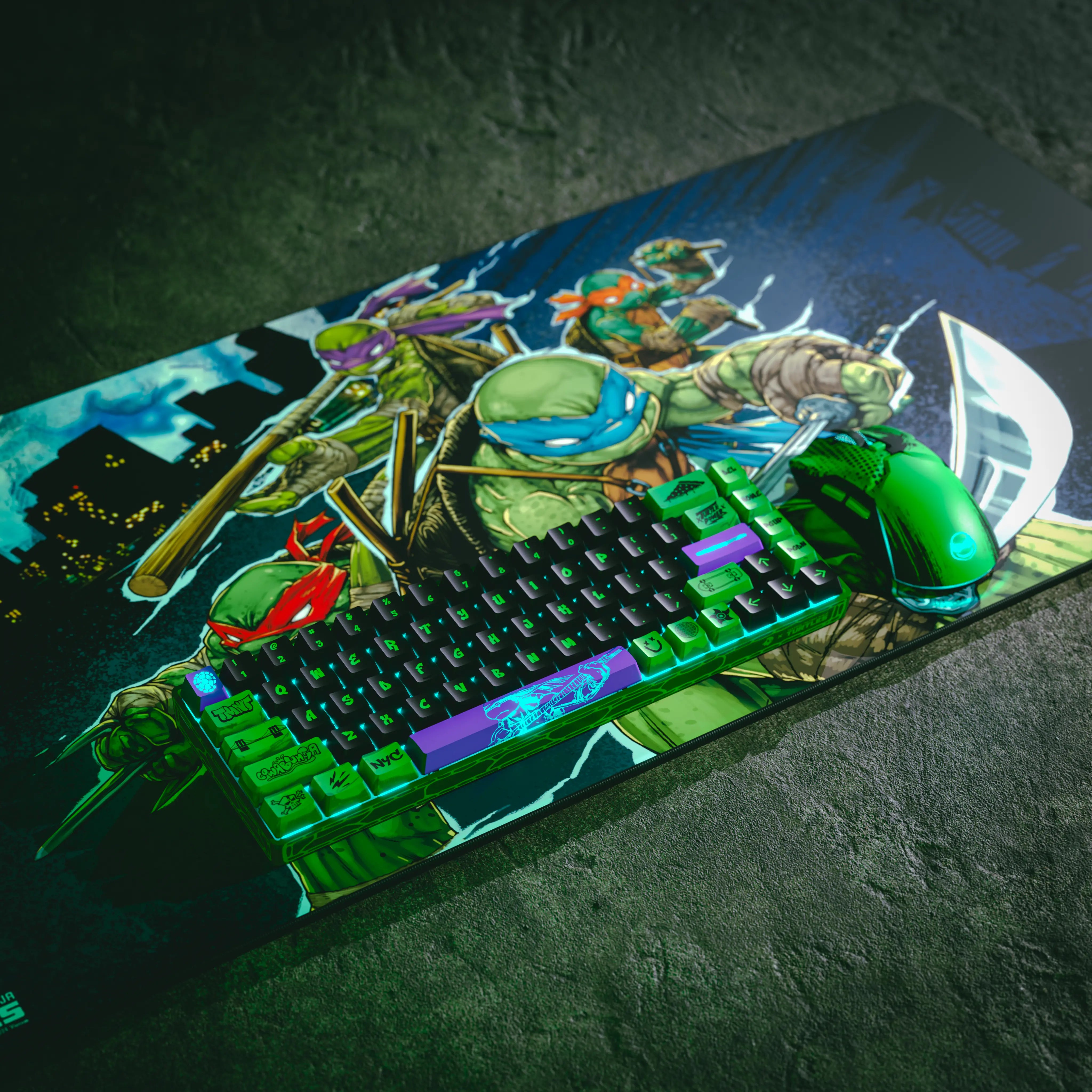 [VORBESTELLUNG] Banshee K68 Magnetschalter-Tastatur – Teenage Mutant Ninja Turtles (4 Farben in 1)