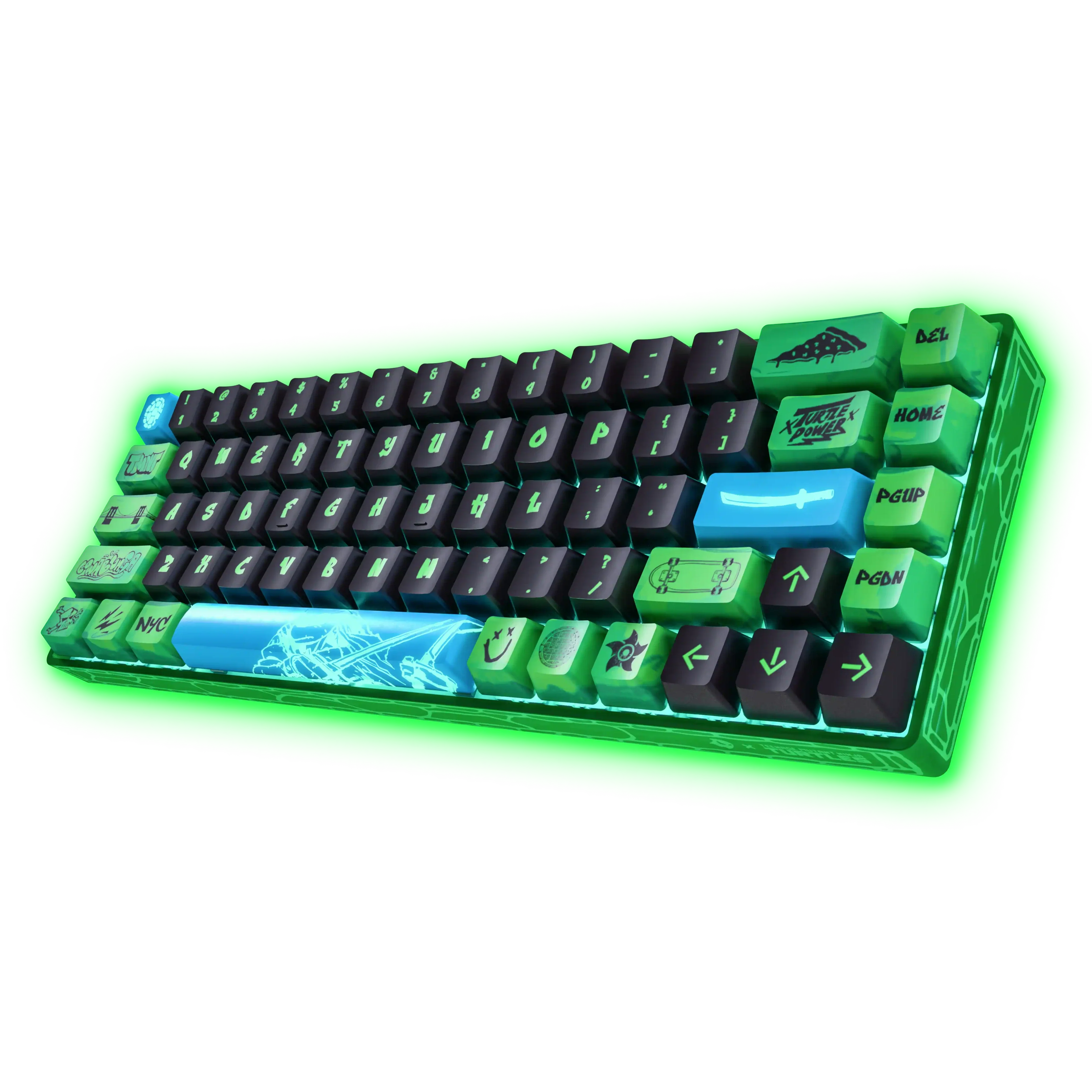 [PRÉCOMMANDE] Clavier magnétique Banshee K68 - Tortues Ninja (4 couleurs en 1)