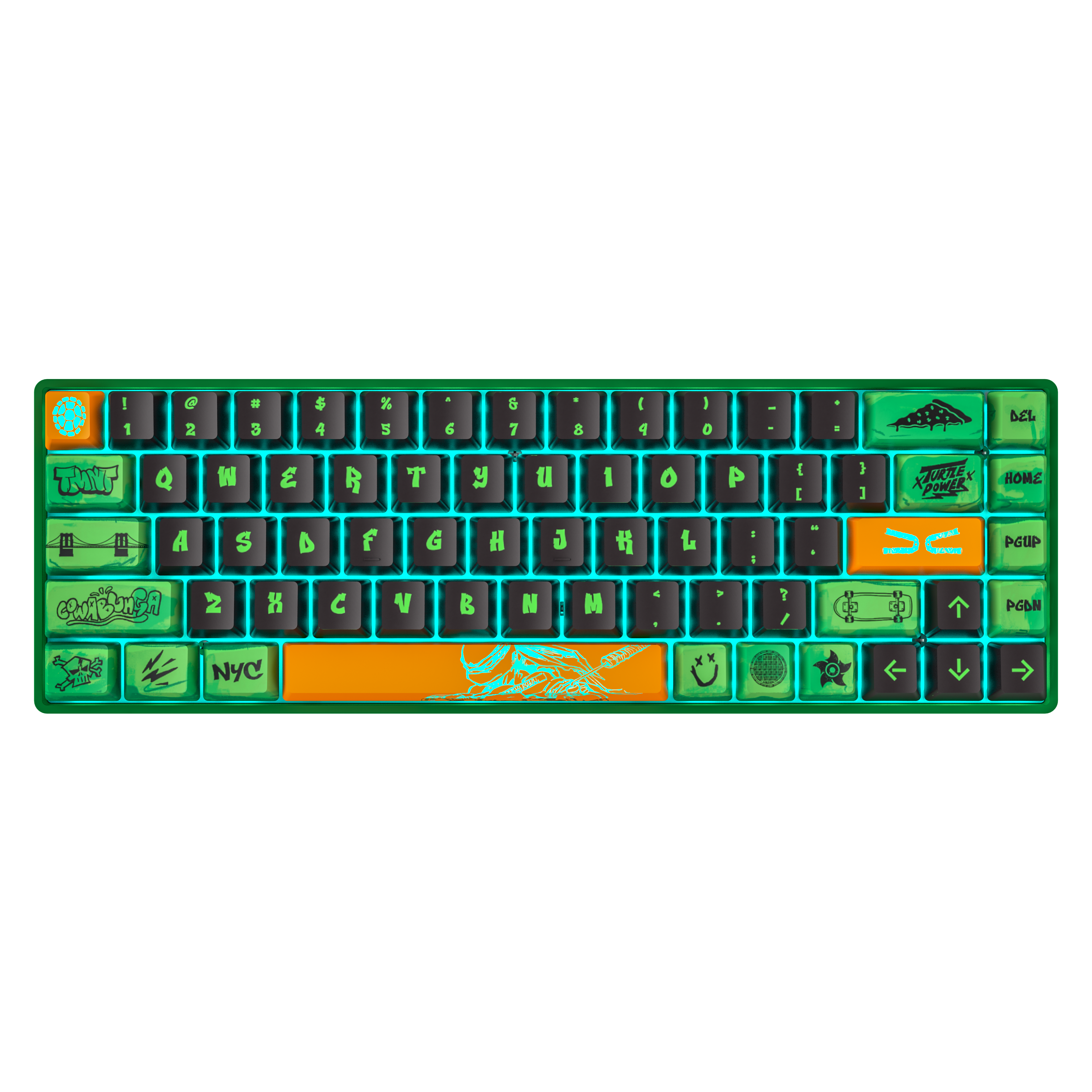 [PRÉCOMMANDE] Clavier magnétique Banshee K68 - Tortues Ninja (4 couleurs en 1)