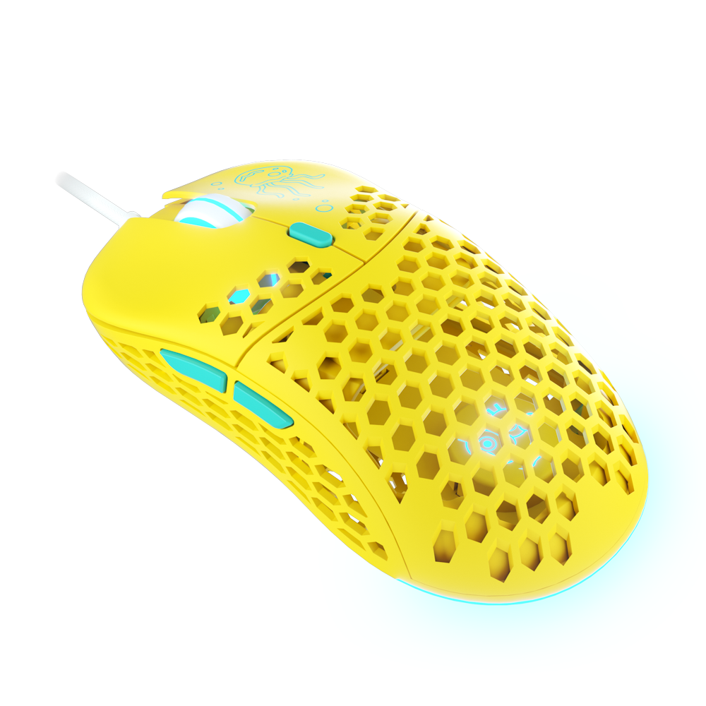 SpongeBob X Ghost M1 UltraLight Gaming-Maus