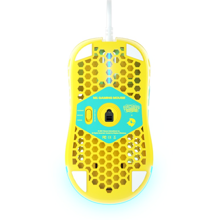 Souris de jeu ultra-légère SpongeBob X Ghost M1